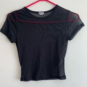 mesh baby tee